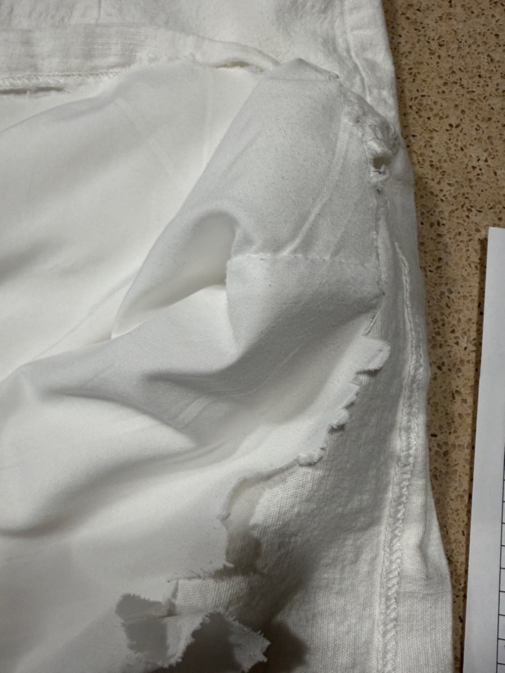 4th + Reckless White Midi Skirt Size M Linen Blend - Picture 6 of 6